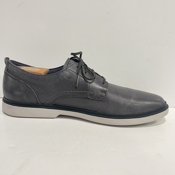 Cole Haan Grandos Mens Leather Plain Toe Oxford Gray Lace Up Sz 10.5 Shoe C27324 main image 4